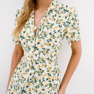 CLOSET CLOSING* UO Mila midi shirt dress